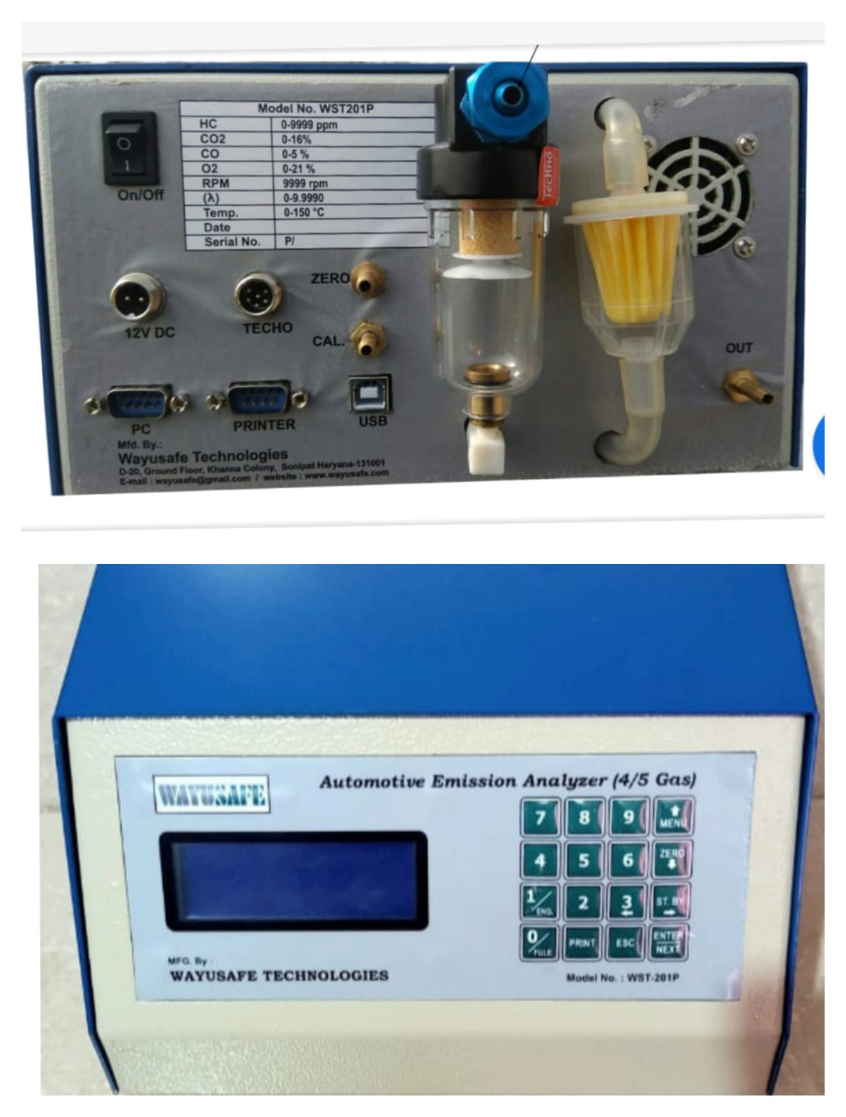 4 gas analyzer